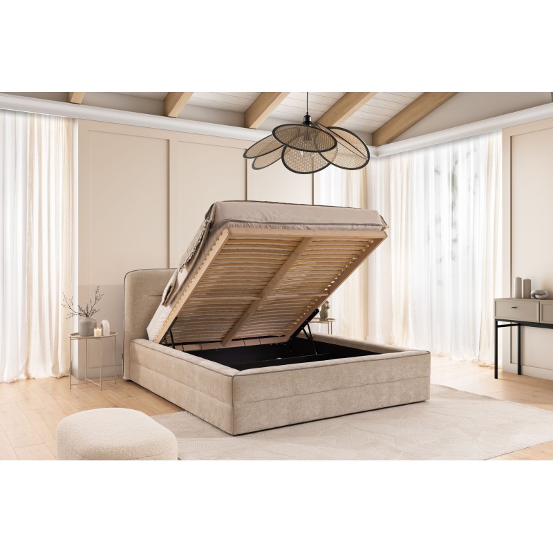 Łóżko tapicerowane Tulia I 160x200 z pojemnikiem Łóżko tapicerowane Tulia I 160x200 z pojemnikiem