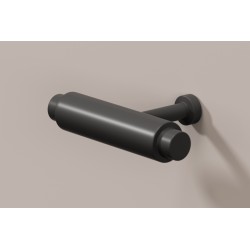 Szafka nocna Lorini z szufladą 45 cm - kaszmir / czarny uchwyt T-bar / stelaż Szafka nocna Lorini z szufladą 45 cm - kaszmir / czarny uchwyt T-bar / stelaż