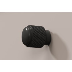 Szafka nocna wisząca Lorini z szufladą 45 cm - kaszmir / czarny uchwyt Szafka nocna wisząca Lorini z szufladą 45 cm - kaszmir / czarny uchwyt