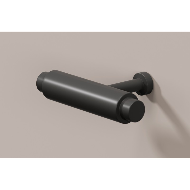 Szafka nocna wisząca Lorini z szufladą 45 cm - kaszmir / czarny uchwyt T-bar Szafka nocna wisząca Lorini z szufladą 45 cm - kaszmir / czarny uchwyt T-bar