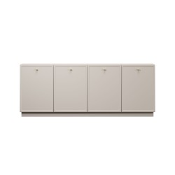 Komoda czterodrzwiowa Lorini 200 cm - kaszmir / złote uchwyty Komoda czterodrzwiowa Lorini 200 cm - kaszmir / złote uchwyty