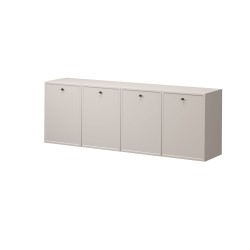 Komoda wisząca czterodrzwiowa Lorini 200 cm - kaszmir