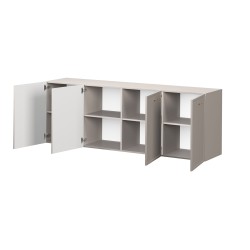 Komoda wisząca czterodrzwiowa Lorini 200 cm - kaszmir Komoda wisząca czterodrzwiowa Lorini 200 cm - kaszmir