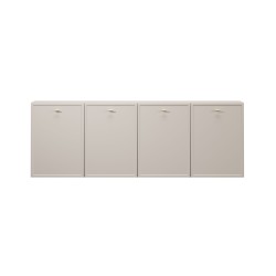 Komoda wisząca czterodrzwiowa Lorini 200 cm - kaszmir Komoda wisząca czterodrzwiowa Lorini 200 cm - kaszmir