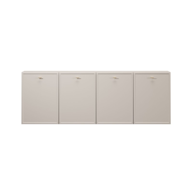 Komoda wisząca czterodrzwiowa Lorini 200 cm - kaszmir Komoda wisząca czterodrzwiowa Lorini 200 cm - kaszmir