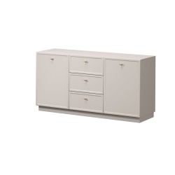 Komoda Lorini 150 cm - kaszmir / złote uchwyty