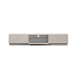 Szafka RTV Lorini 200 cm z szufladami - kaszmir / złote uchwyty T-bar Szafka RTV Lorini 200 cm z szufladami - kaszmir / złote uchwyty T-bar