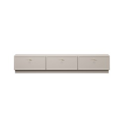 Szafka RTV Lorini 200 cm z szufladami - kaszmir / złote uchwyty T-bar Szafka RTV Lorini 200 cm z szufladami - kaszmir / złote uchwyty T-bar
