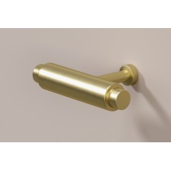 Szafka RTV Lorini 150 cm - kaszmir, złote uchwyty T-bar Szafka RTV Lorini 150 cm - kaszmir, złote uchwyty T-bar