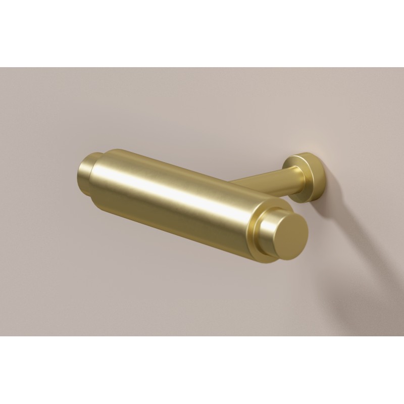 Szafka RTV Lorini 150 cm - kaszmir, złote uchwyty T-bar Szafka RTV Lorini 150 cm - kaszmir, złote uchwyty T-bar