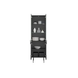 Witryna Malmi 60 cm - czarny mat / czarne nóżki Witryna Malmi 60 cm - czarny mat / czarne nóżki