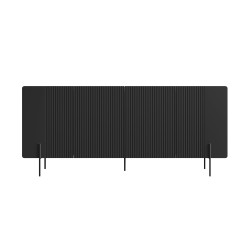 Komoda Malmi 200 cm - czarny mat / czarne nóżki Komoda Malmi 200 cm - czarny mat / czarne nóżki