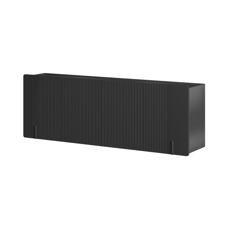 Komoda Malmi 200 cm wisząca - czarny mat