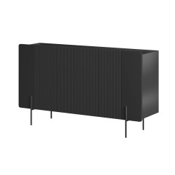 Komoda Malmi 150 cm - czarny mat, nowoczesny design