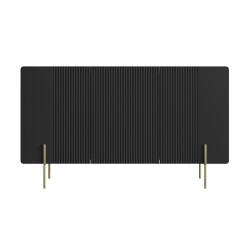 Komoda Malmi 150 cm - czarny mat / złote nóżki Komoda Malmi 150 cm - czarny mat / złote nóżki
