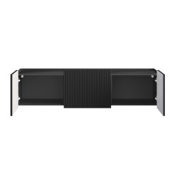 Szafka RTV Malmi 150 cm - czarny mat / złoty Szafka RTV Malmi 150 cm - czarny mat / złoty