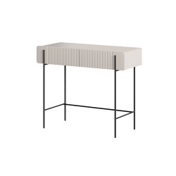 Toaletka Malmi 100 cm - kaszmir, czarne nóżki