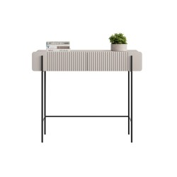 Toaletka Malmi 100 cm z szufladami - kaszmir / czarne nóżki Toaletka Malmi 100 cm z szufladami - kaszmir / czarne nóżki