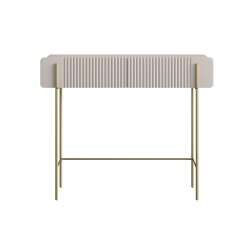 Toaletka Malmi 100 cm z szufladami - kaszmir / złote nóżki Toaletka Malmi 100 cm z szufladami - kaszmir / złote nóżki