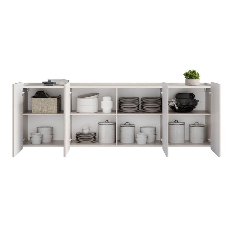 Komoda Malmi 200 cm wisząca - kaszmir / złoty Komoda Malmi 200 cm wisząca - kaszmir / złoty
