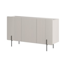 Komoda Malmi 150 cm - kaszmir z czarnymi nóżkami