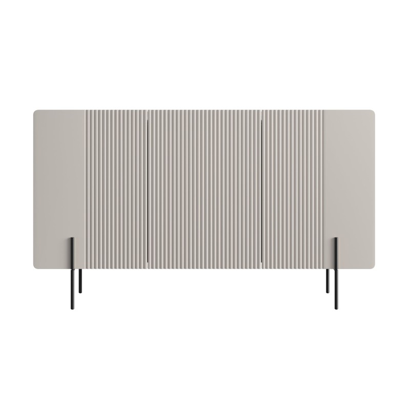 Komoda Malmi 150 cm - kaszmir z czarnymi nóżkami Komoda Malmi 150 cm - kaszmir z czarnymi nóżkami