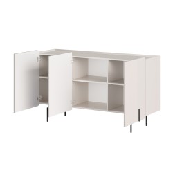 Komoda Malmi 150 cm - kaszmir z czarnymi nóżkami Komoda Malmi 150 cm - kaszmir z czarnymi nóżkami