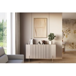 Komoda Malmi 150 cm - kaszmir / złote nóżki Komoda Malmi 150 cm - kaszmir / złote nóżki