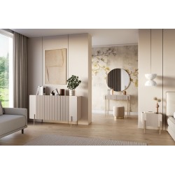 Komoda Malmi 150 cm - kaszmir / złote nóżki Komoda Malmi 150 cm - kaszmir / złote nóżki