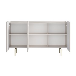 Komoda Malmi 150 cm - kaszmir / złote nóżki Komoda Malmi 150 cm - kaszmir / złote nóżki
