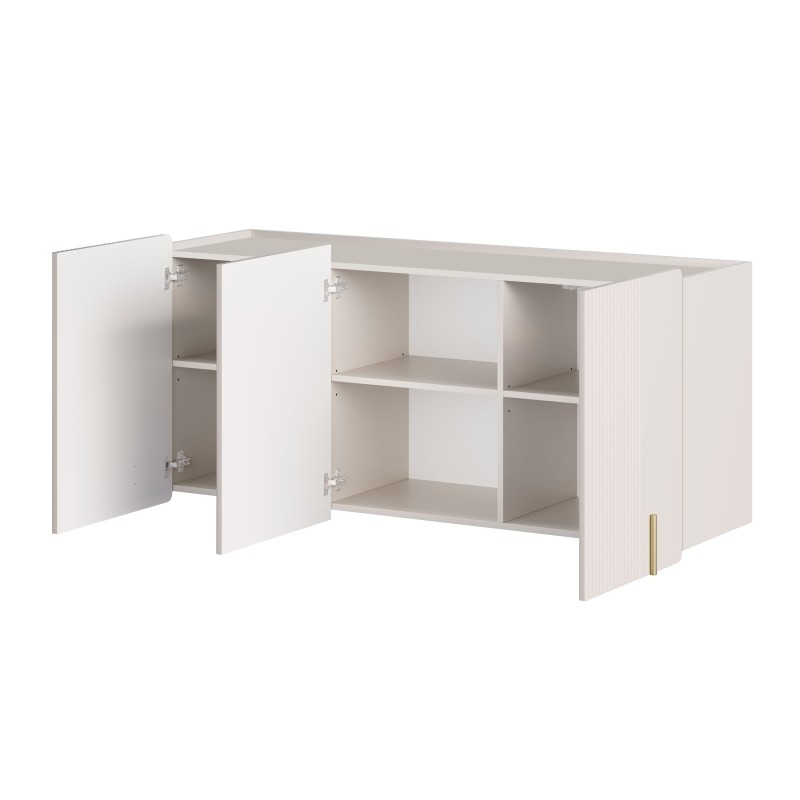 Komoda Malmi 150 cm wisząca - kaszmir / złoty Komoda Malmi 150 cm wisząca - kaszmir / złoty