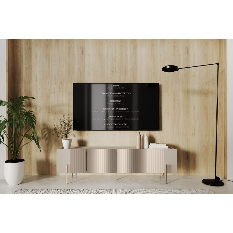 Szafka RTV Malmi 200 cm - elegancja i nowoczesność Szafka RTV Malmi 200 cm - elegancja i nowoczesność