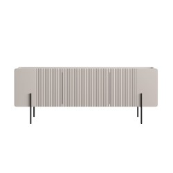 Szafka RTV Malmi 150 cm - kaszmir / czarne nóżki Szafka RTV Malmi 150 cm - kaszmir / czarne nóżki