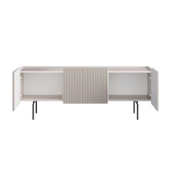 Szafka RTV Malmi 150 cm - kaszmir / czarne nóżki Szafka RTV Malmi 150 cm - kaszmir / czarne nóżki