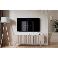 Szafka RTV Malmi 150 cm - kaszmir / złote nóżki Szafka RTV Malmi 150 cm - kaszmir / złote nóżki