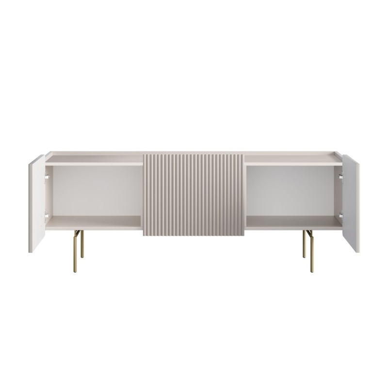 Szafka RTV Malmi 150 cm - kaszmir / złote nóżki Szafka RTV Malmi 150 cm - kaszmir / złote nóżki
