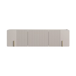 Szafka RTV Malmi 150 cm wisząca - kaszmir / złoty Szafka RTV Malmi 150 cm wisząca - kaszmir / złoty