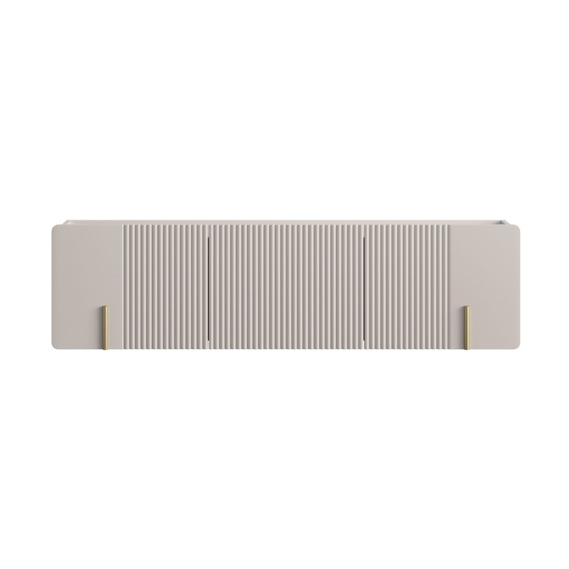 Szafka RTV Malmi 150 cm wisząca - kaszmir / złoty Szafka RTV Malmi 150 cm wisząca - kaszmir / złoty