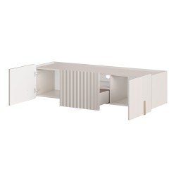 Szafka RTV Malmi 150 cm wisząca - kaszmir / złoty Szafka RTV Malmi 150 cm wisząca - kaszmir / złoty
