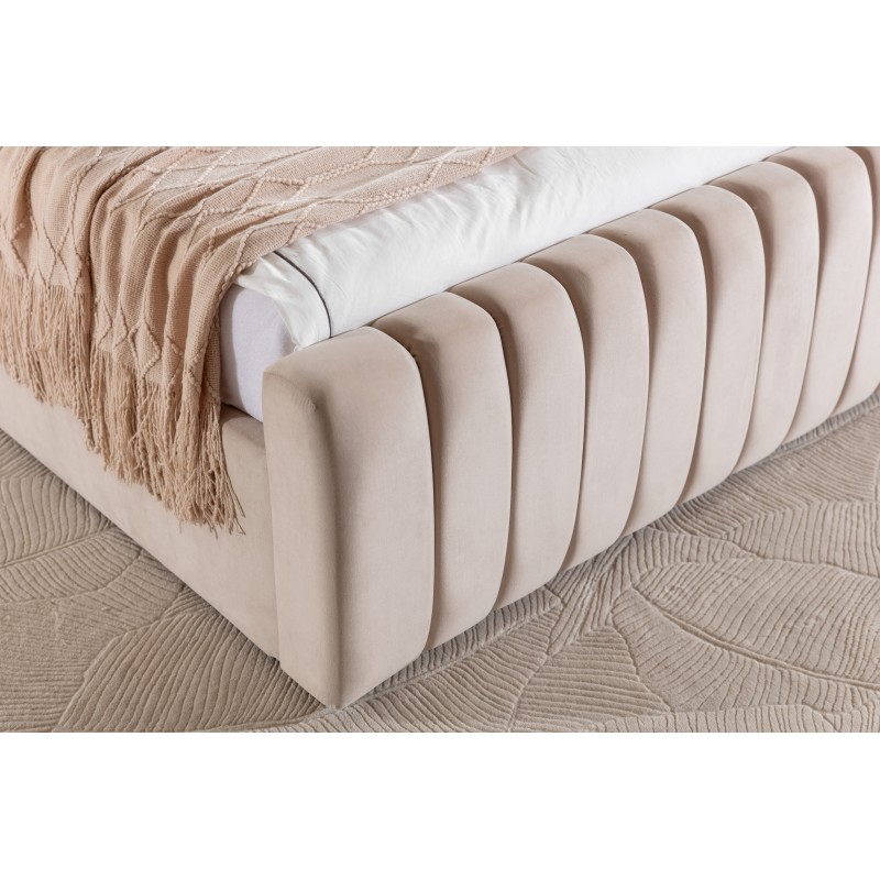 Łóżko tapicerowane Nicole 160x200 z pojemnikiem Łóżko tapicerowane Nicole 160x200 z pojemnikiem