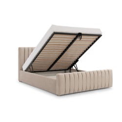 Łóżko tapicerowane Nicole 180x200 z pojemnikiem Łóżko tapicerowane Nicole 180x200 z pojemnikiem