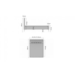 Łóżko tapicerowane Nicole 180x200 - nogi czarne Łóżko tapicerowane Nicole 180x200 - nogi czarne