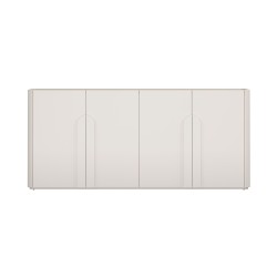 Komoda czterodrzwiowa Amilio 200 cm - kaszmir / dąb olejowany / uchwyty kaszmir Komoda czterodrzwiowa Amilio 200 cm - kaszmir / dąb olejowany / uchwyty kaszmir