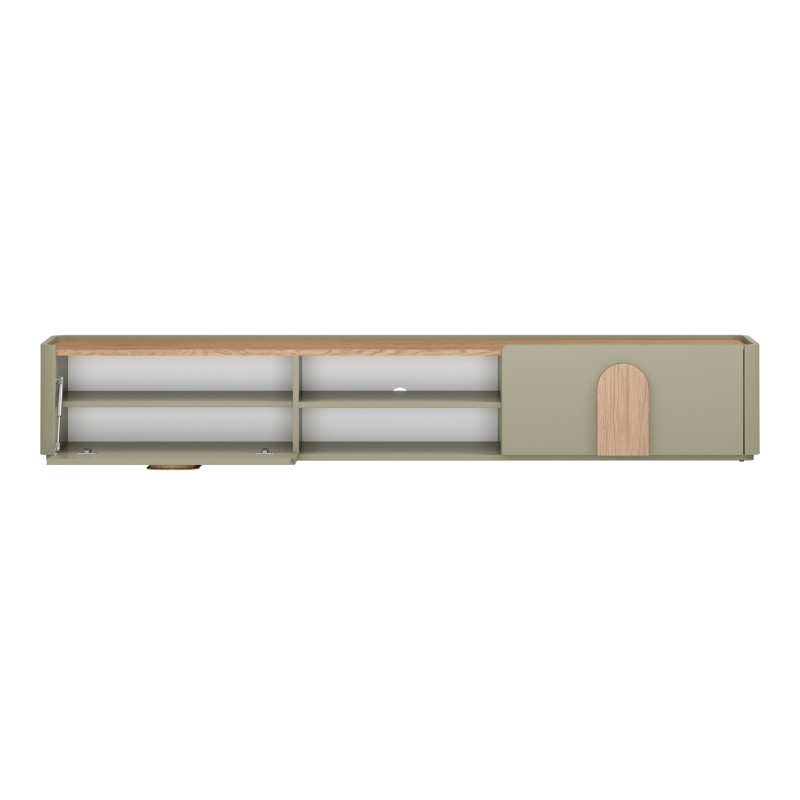 Szafka RTV Amilio 220 cm - elegancja i funkcjonalność Szafka RTV Amilio 220 cm - elegancja i funkcjonalność