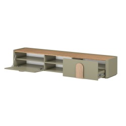 Szafka RTV Amilio 220 cm - elegancja i funkcjonalność Szafka RTV Amilio 220 cm - elegancja i funkcjonalność