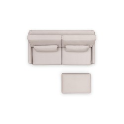 Komplet mebli wypoczynkowych Meloria - kanapa i pufa Komplet mebli wypoczynkowych Meloria - kanapa i pufa