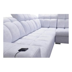Prisma VII corner sofa with a sleeping function and USB port - designed for your comfort! Prisma VII corner sofa with a sleeping function and USB port - designed for your comfort!