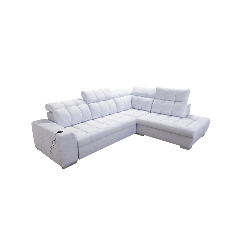 Prisma VII corner sofa with a sleeping function and USB port - designed for your comfort! Prisma VII corner sofa with a sleeping function and USB port - designed for your comfort!