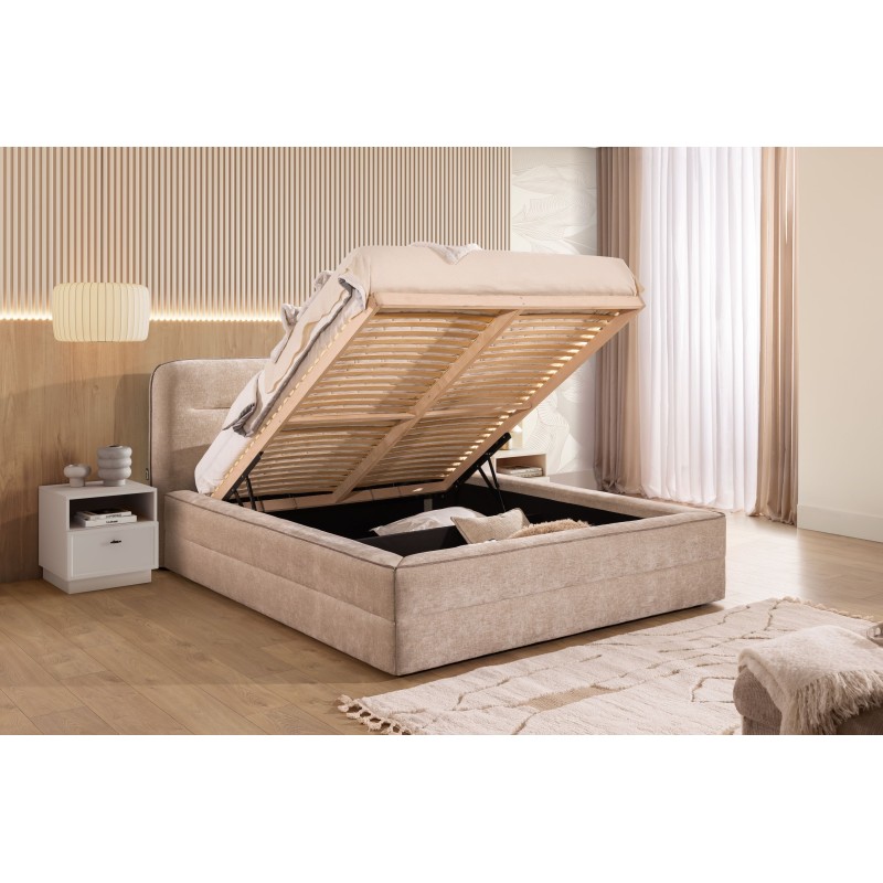 Łóżko tapicerowane Tulia II 160x200 z pojemnikiem Łóżko tapicerowane Tulia II 160x200 z pojemnikiem