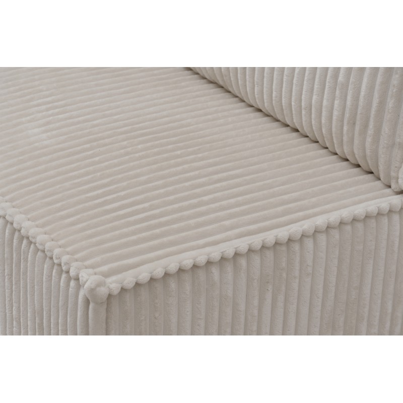 Kanapa Solvero z funkcją spania - kremowy plusz Tilia 03